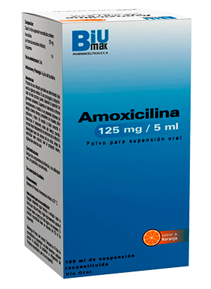 Amoxicilina 125 mg / 5 ml