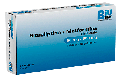 Sitagliptina / Metformina 50 mg / 500 mg